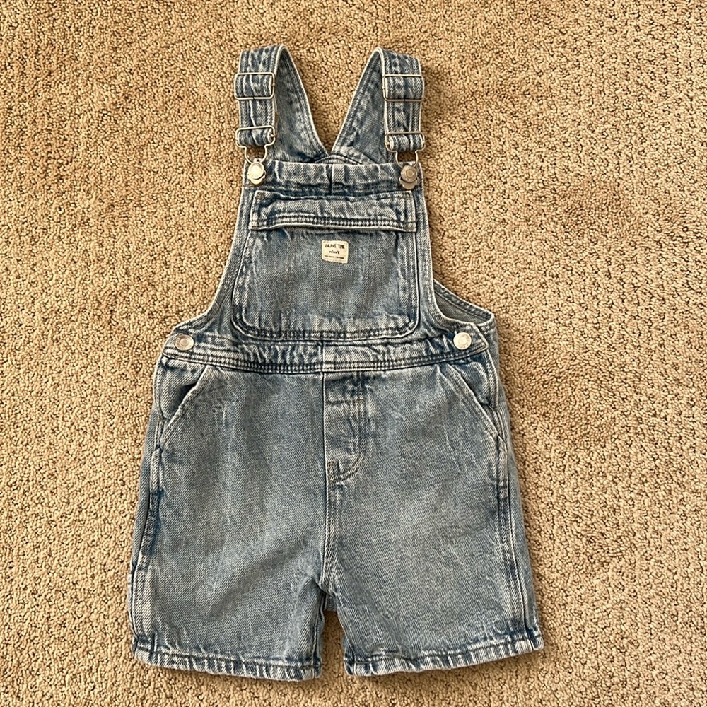 Zara overall shorts size 2-3y